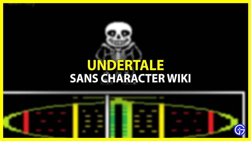 Sans In Undertale - Character Wiki - Gamer Tweak